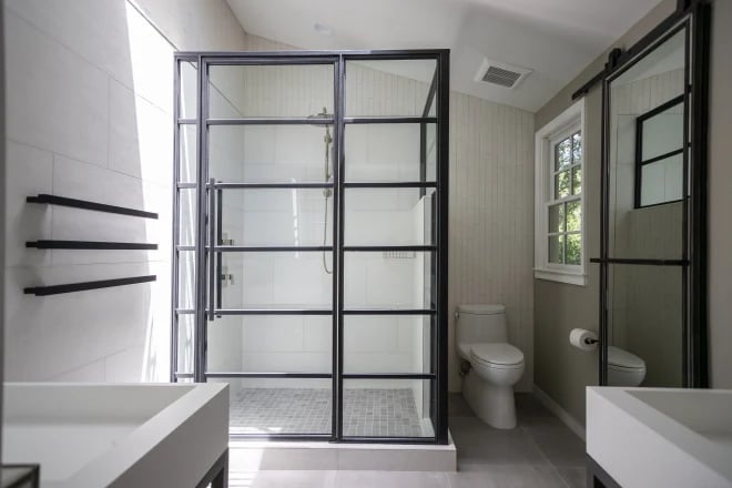 A beautifully remodeled bathroom by Ranney Blair Remodeling
