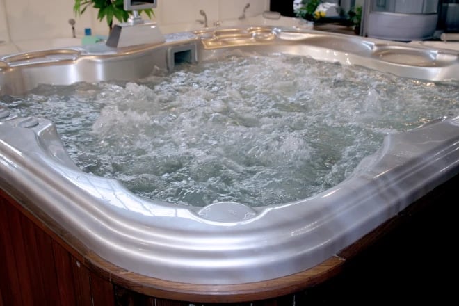 A jetted tub, often called a Jacuzzi